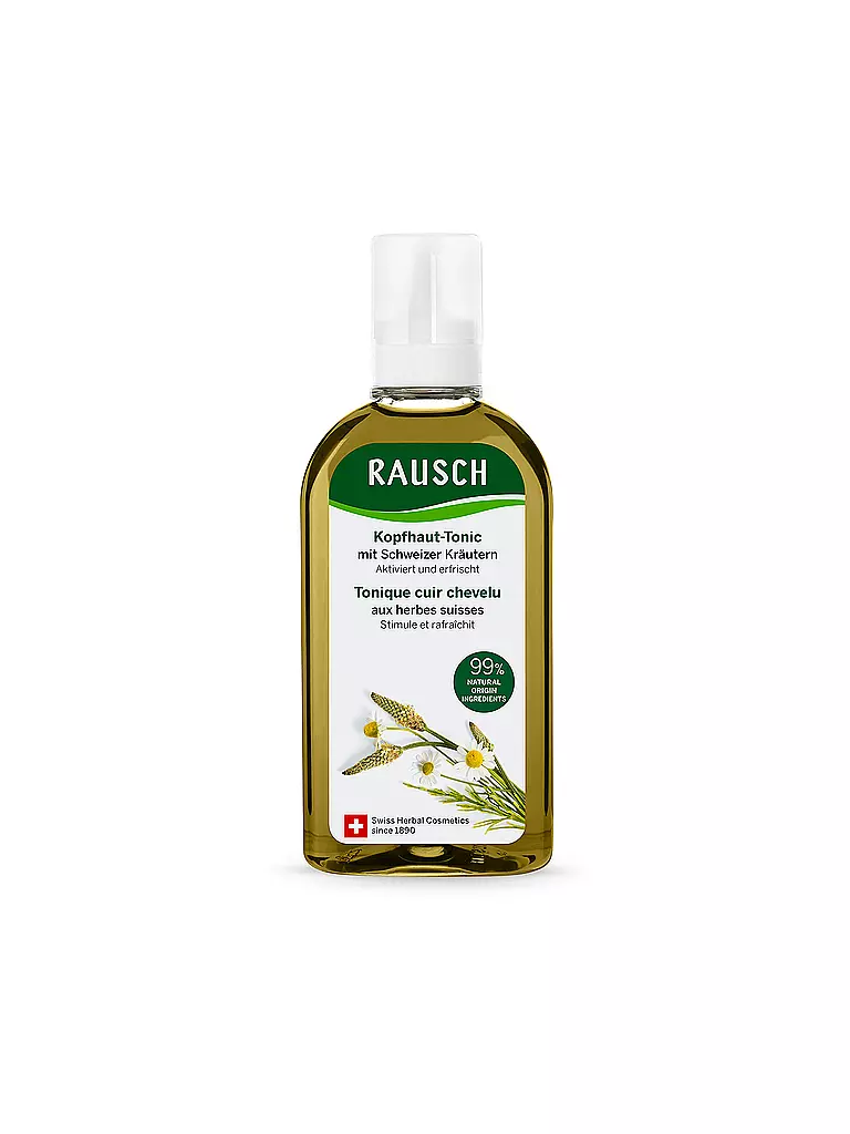 RAUSCH | Tonique capillaire aux herbes suisses 200 ml | Aucune couleur