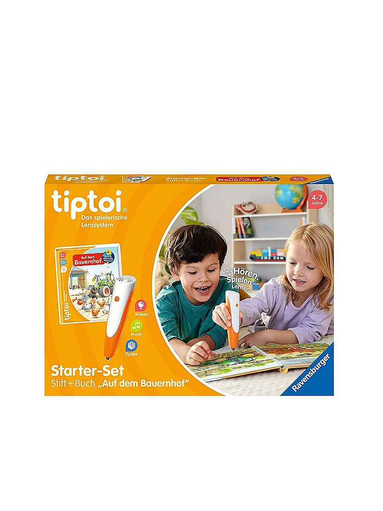 RAVENSBURGER | Kit de démarrage stylo et livre de la ferme | bunt
