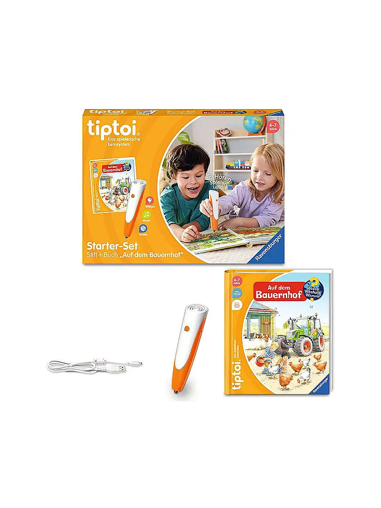 RAVENSBURGER | Kit de démarrage stylo et livre de la ferme | 