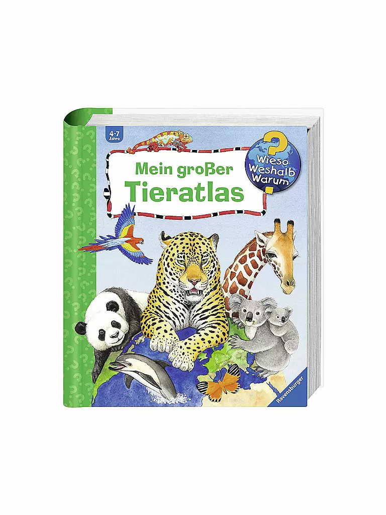 RAVENSBURGER | Livre - Mon grand atlas des animaux (reliure spirale) | keine Farbe