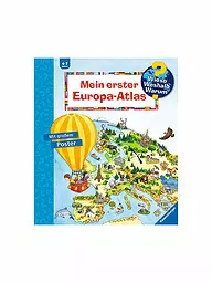 RAVENSBURGER | Livre - Mon premier atlas de l'Europe | Aucune couleur