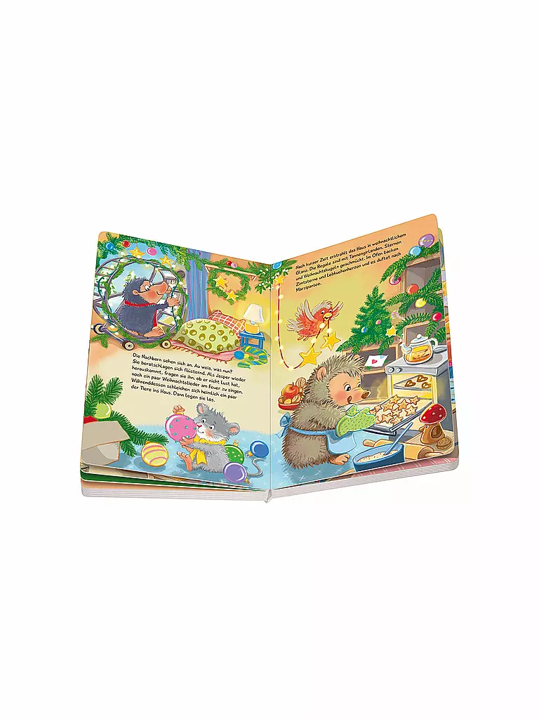 RAVENSBURGER | Livre - Un hamster dans la joie de Noël | Aucune couleur