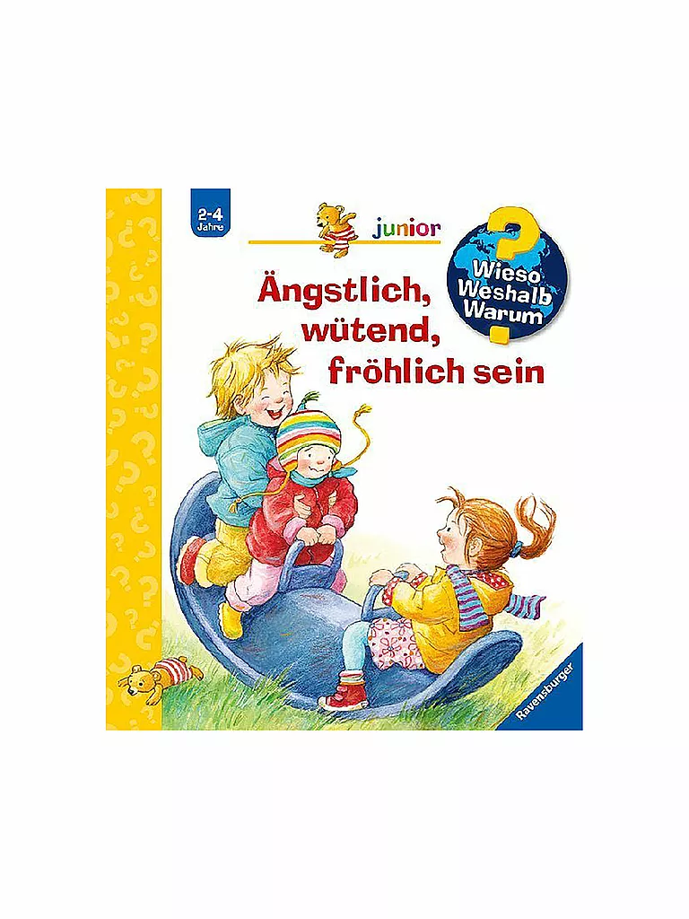RAVENSBURGER | Livre - Wieso Weshalb Warum - Être anxieux, en colère, joyeux Volume 32 | keine Farbe