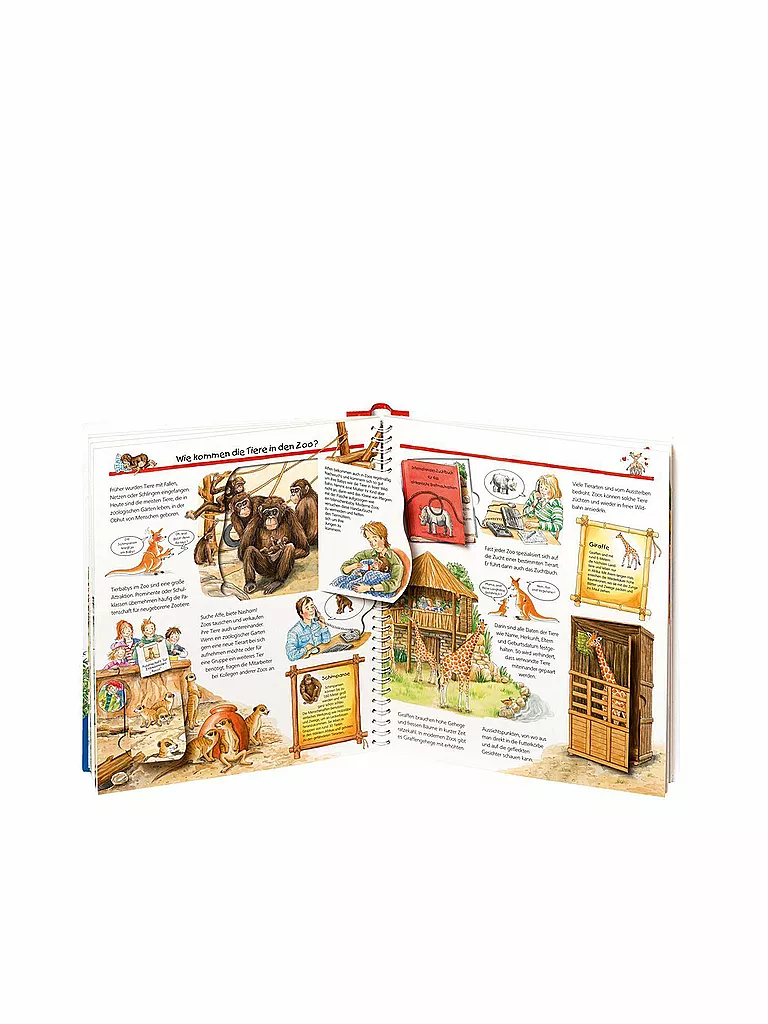 RAVENSBURGER | Livre - Wieso Weshalb Warum - Au zoo, volume 45 | Aucune couleur