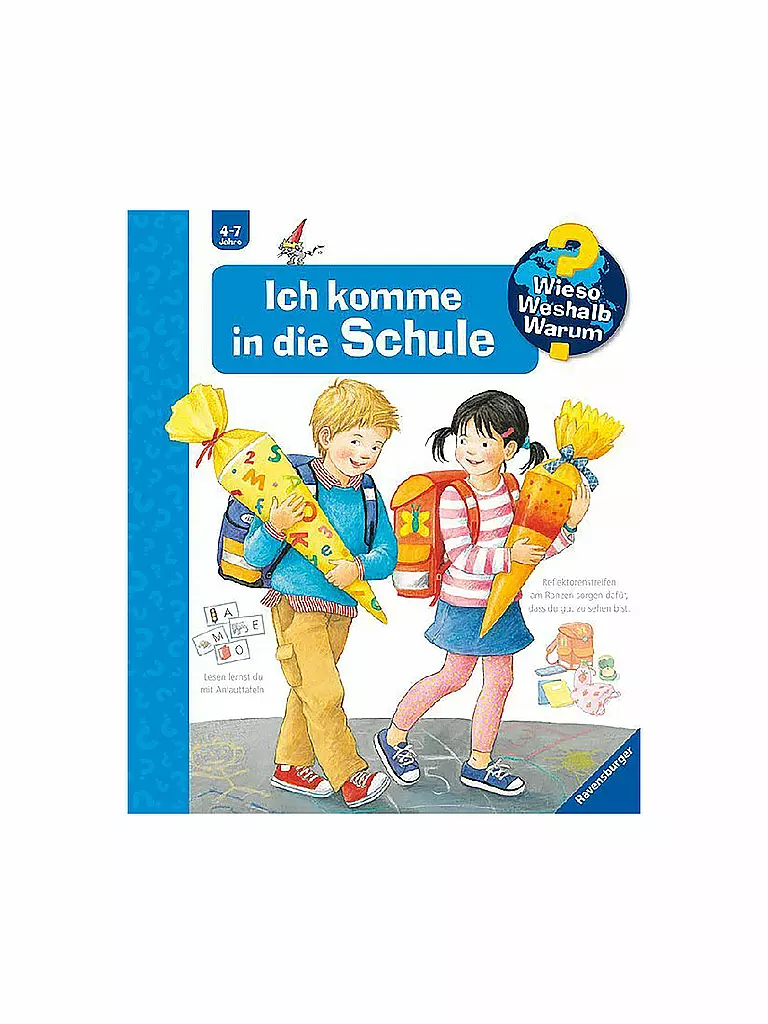 RAVENSBURGER | Livre - Wieso Weshalb Warum - J'entre à l'école, volume 14 | Aucune couleur