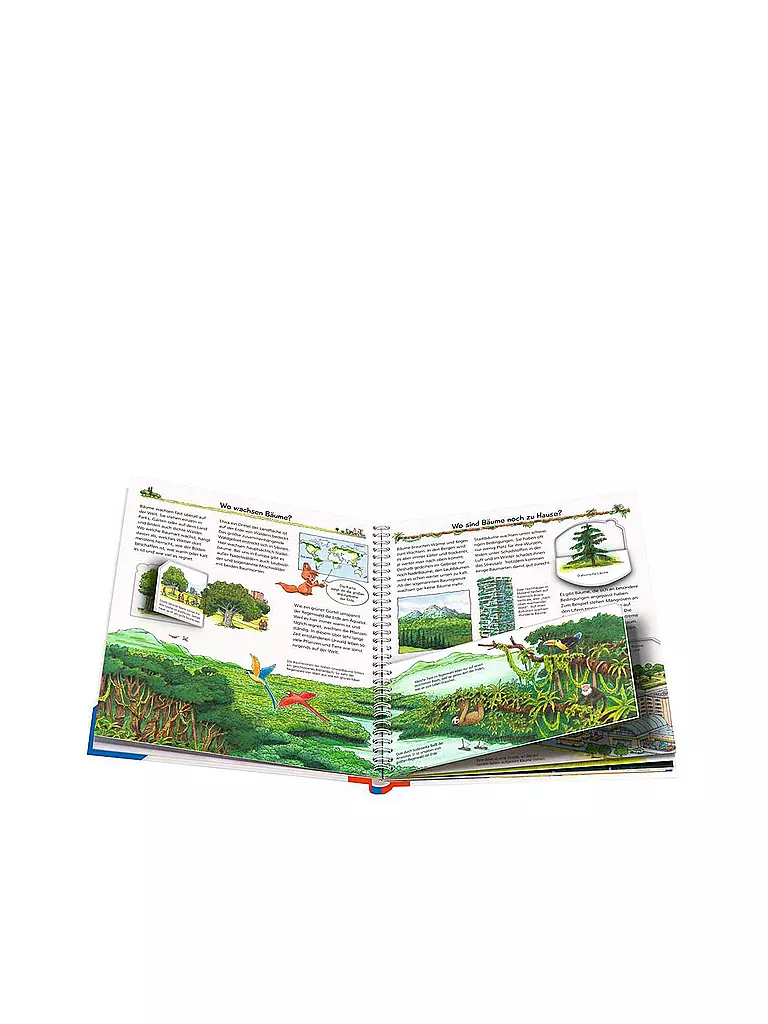 RAVENSBURGER | Livre - Wieso Weshalb Warum - Tout sur les arbres | Aucune couleur