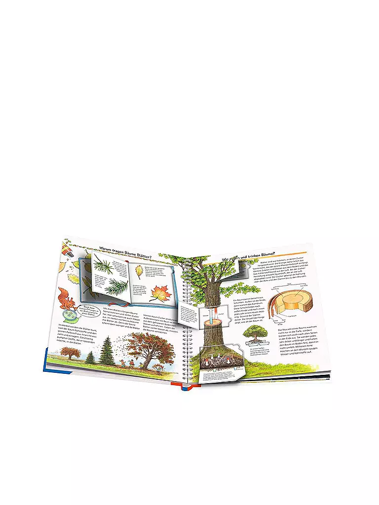 RAVENSBURGER | Livre - Wieso Weshalb Warum - Tout sur les arbres | Aucune couleur