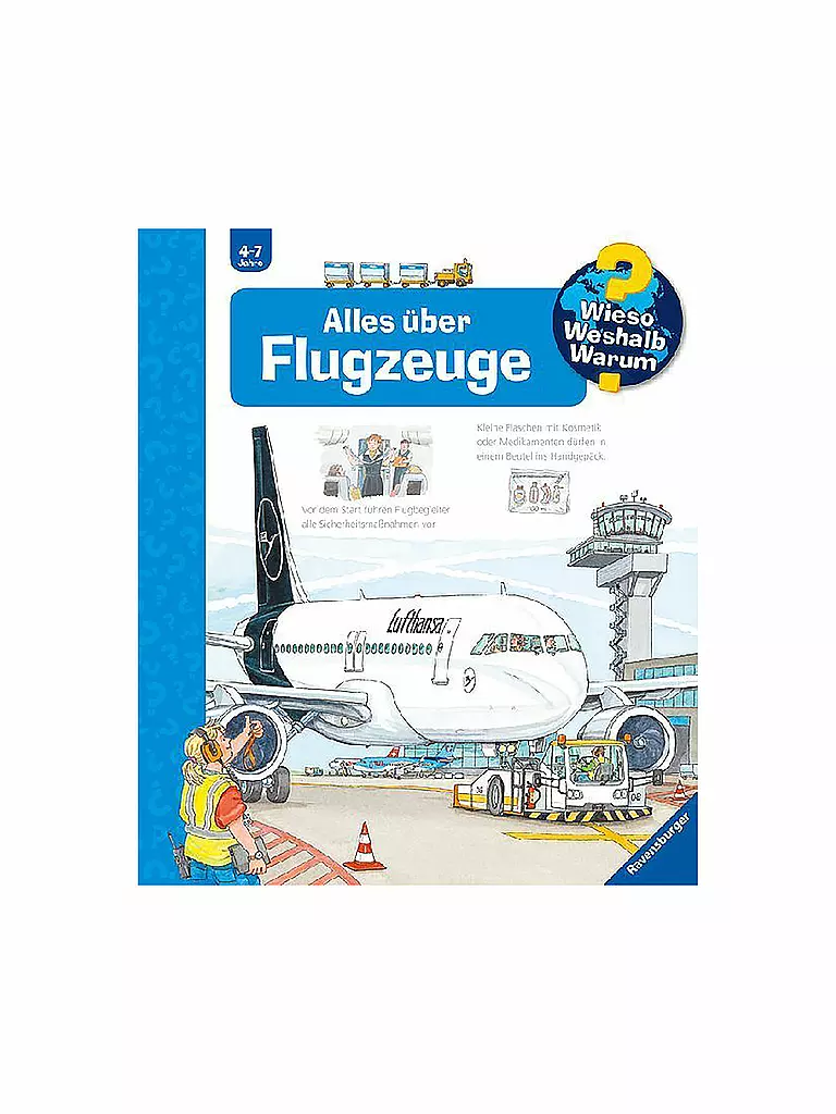 RAVENSBURGER | Livre - Wieso Weshalb Warum - Tout sur les avions Volume 20 | Aucune couleur