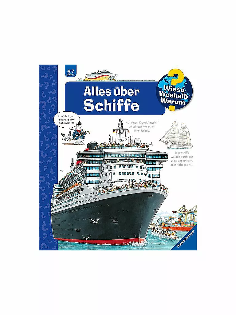 RAVENSBURGER | Livre - Wieso Weshalb Warum - Tout sur les bateaux Volume 56 | Aucune couleur