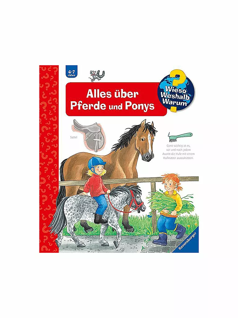 RAVENSBURGER | Livre - Wieso Weshalb Warum - Tout sur les chevaux et les poneys | keine Farbe