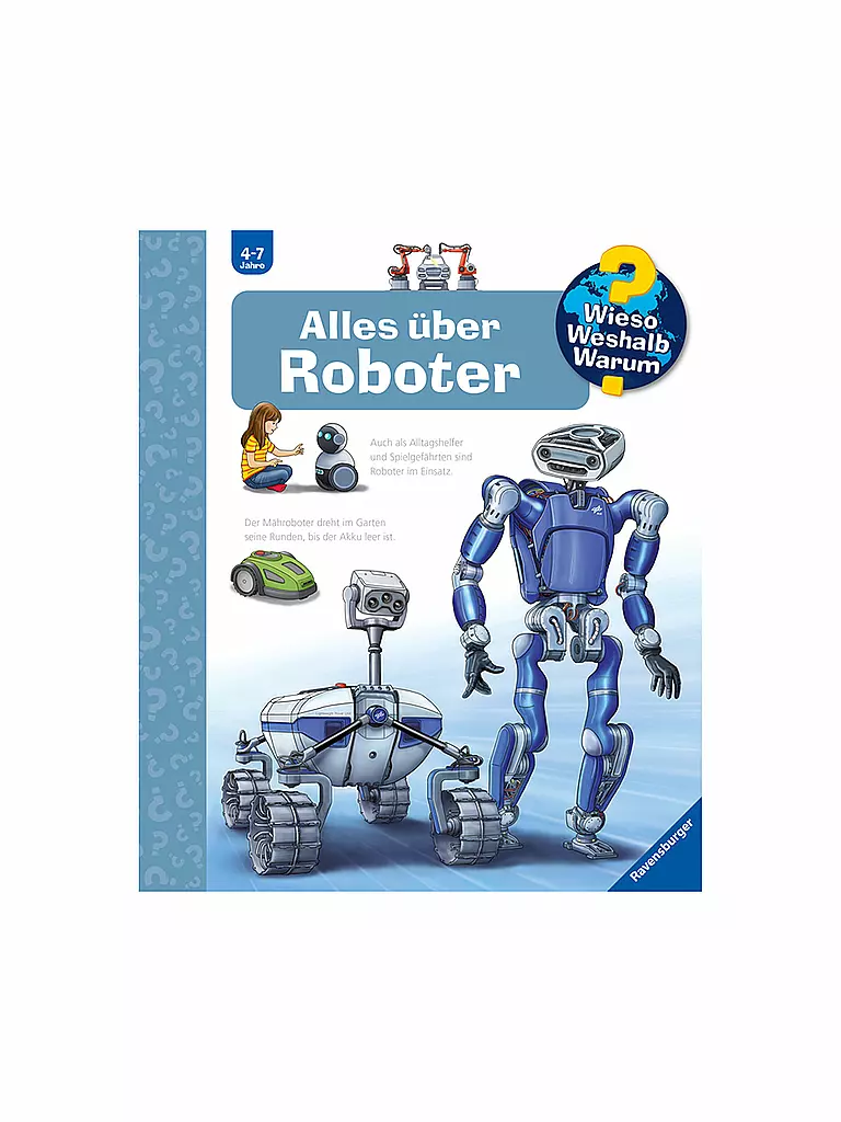 RAVENSBURGER | Livre - Wieso Weshalb Warum - Tout sur les robots, volume 47 | Aucune couleur