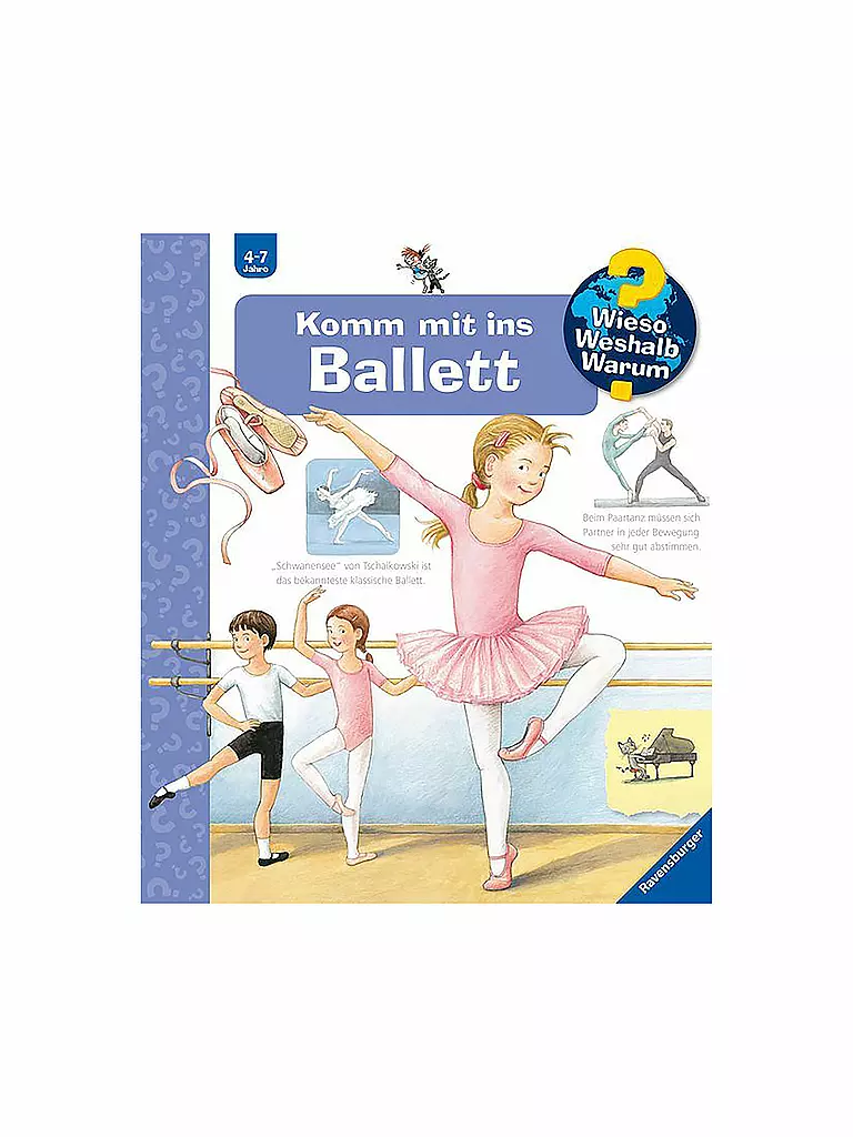 RAVENSBURGER | Livre - Wieso Weshalb Warum - Viens au ballet Volume 54 | keine Farbe