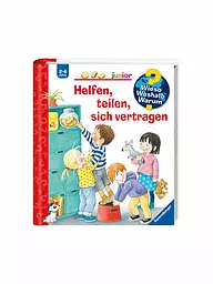 RAVENSBURGER | Livre - Wieso Weshalb Warum Junior - Aider, partager, s'entendre | Aucune couleur