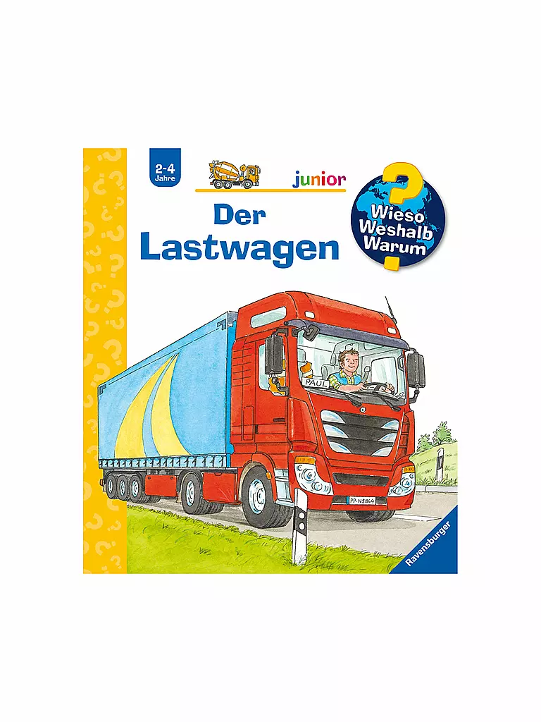 RAVENSBURGER | Livre - Wieso Weshalb Warum junior - Le camion, volume 51 | Aucune couleur