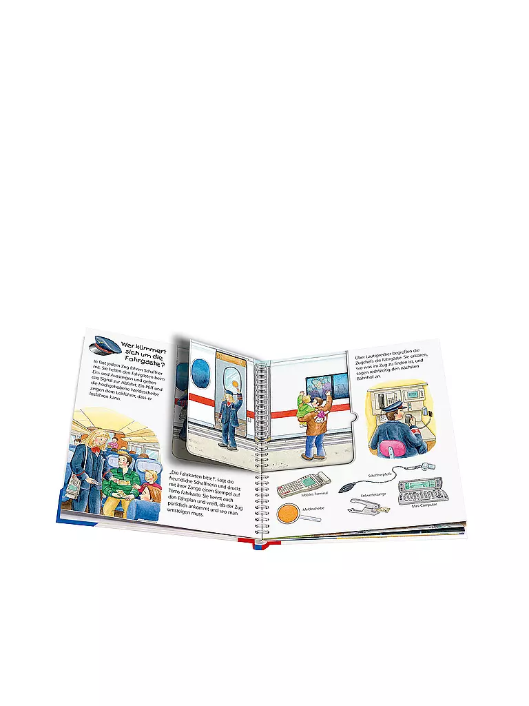 RAVENSBURGER | Livre - Wieso Weshalb Warum Junior - Le chemin de fer Volume 9 | Aucune couleur