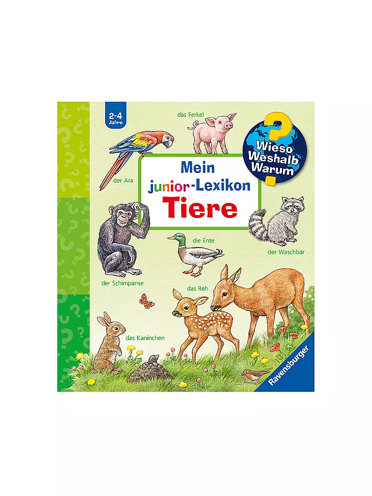 RAVENSBURGER | Livre - Wieso Weshalb Warum Junior - Mon Junior-Lexique des animaux | Aucune couleur