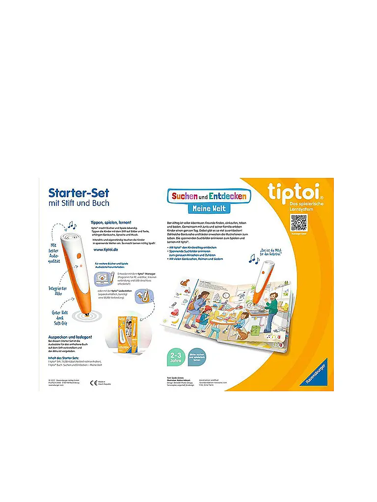 RAVENSBURGER | Set de démarrage stylo et livre de la ferme | bunt