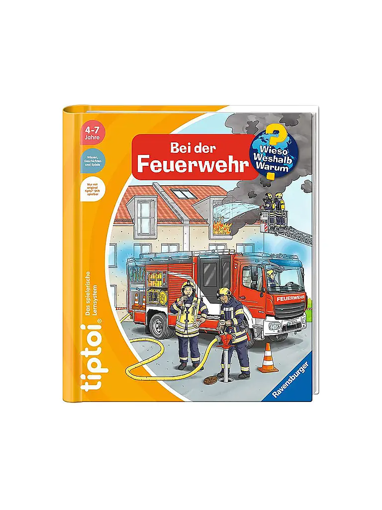 RAVENSBURGER | TIPTOI  Wieso Weshalb Warum - Chez les pompiers | Multicolore