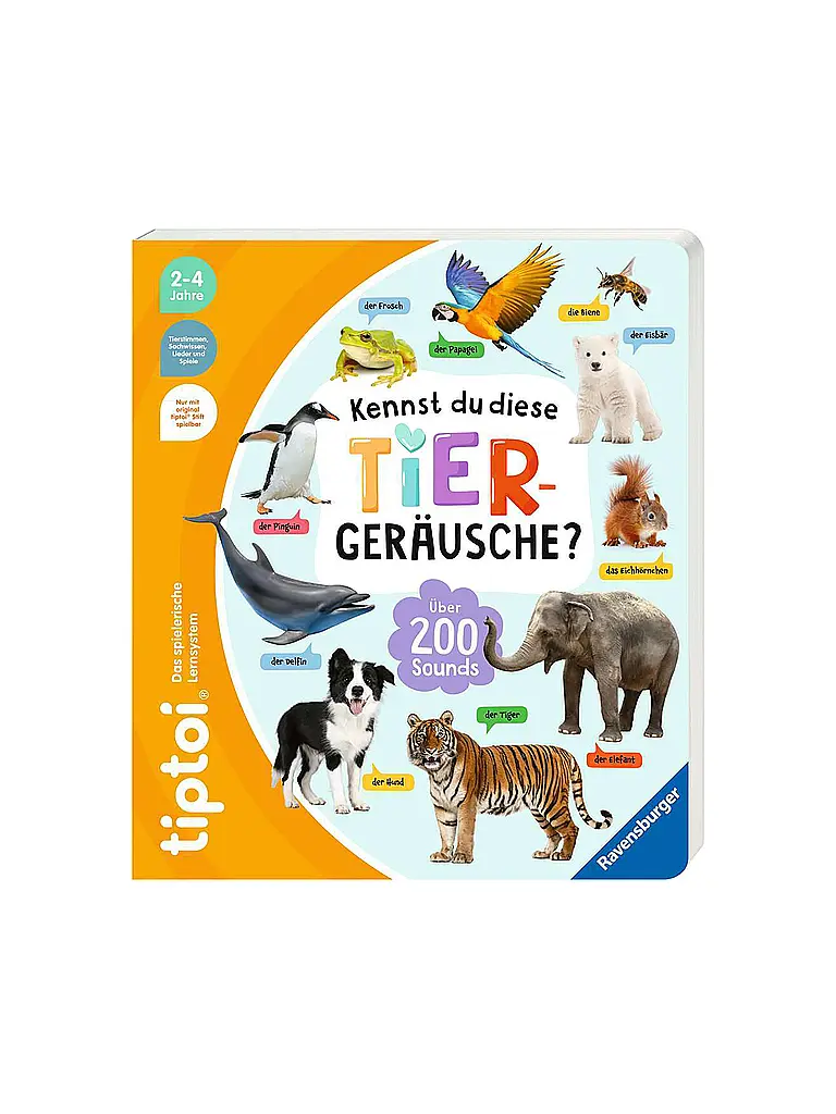 RAVENSBURGER | TIPTOI Connais-tu ces bruits d'animaux | Multicolore