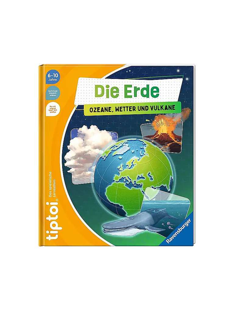 RAVENSBURGER | TIPTOI La Terre Océans Météo et Volcans | Multicolore
