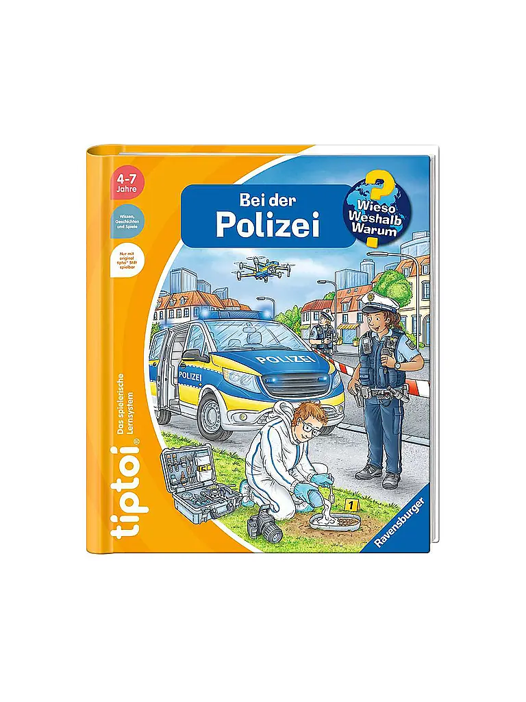 RAVENSBURGER | TIPTOI Wieso Weshalb Warum - Chez la police | Multicolore