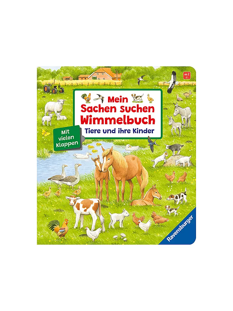 RAVENSBURGER | Wimmelbuch - Tiere und ihre Kinder | Aucune couleur