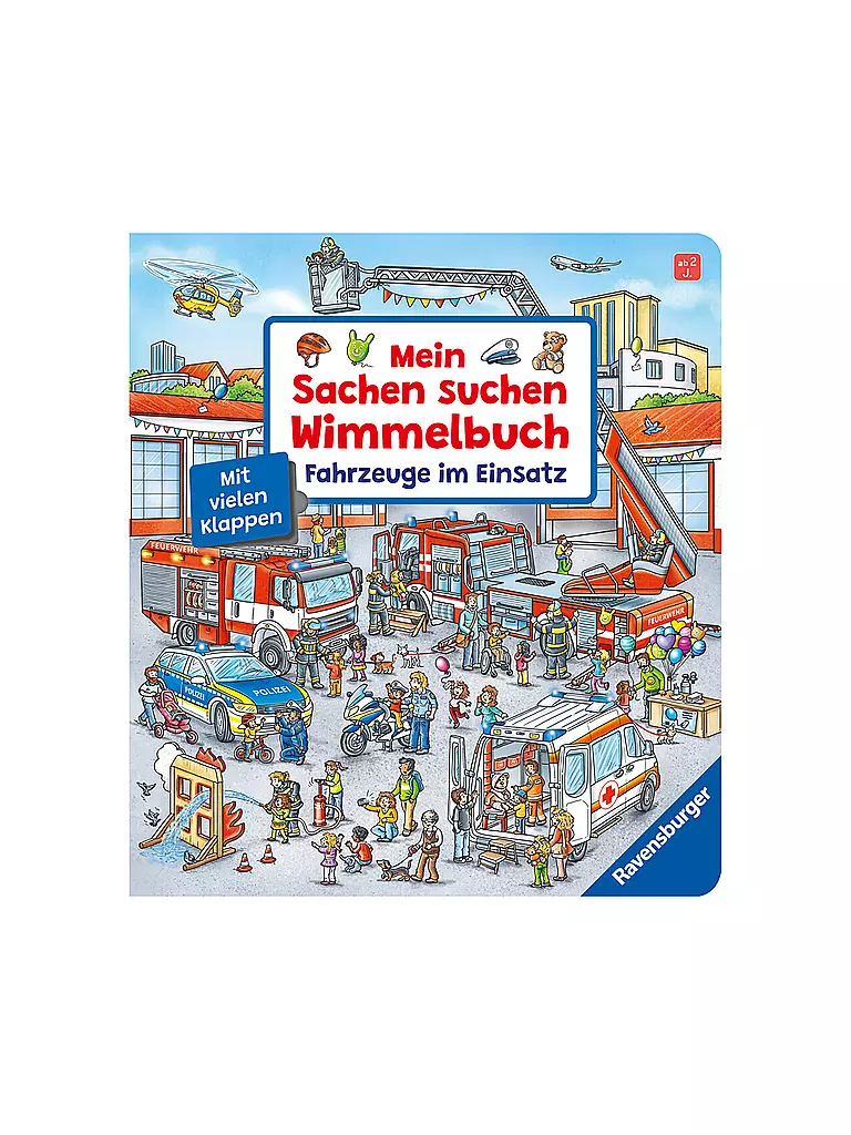 RAVENSBURGER | Wimmelbuch - Véhicules en intervention, Stefan Lohr | keine Farbe
