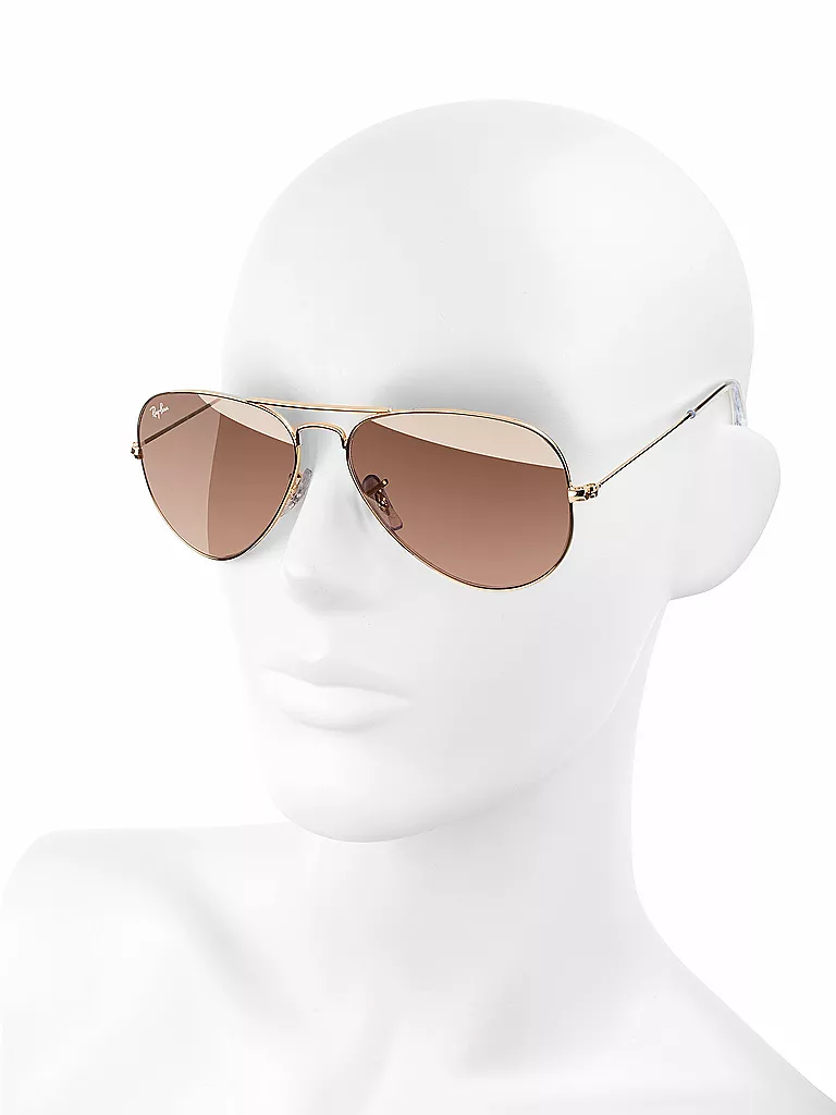 RAY BAN | Lunettes de soleil "Aviator" 58 | Or