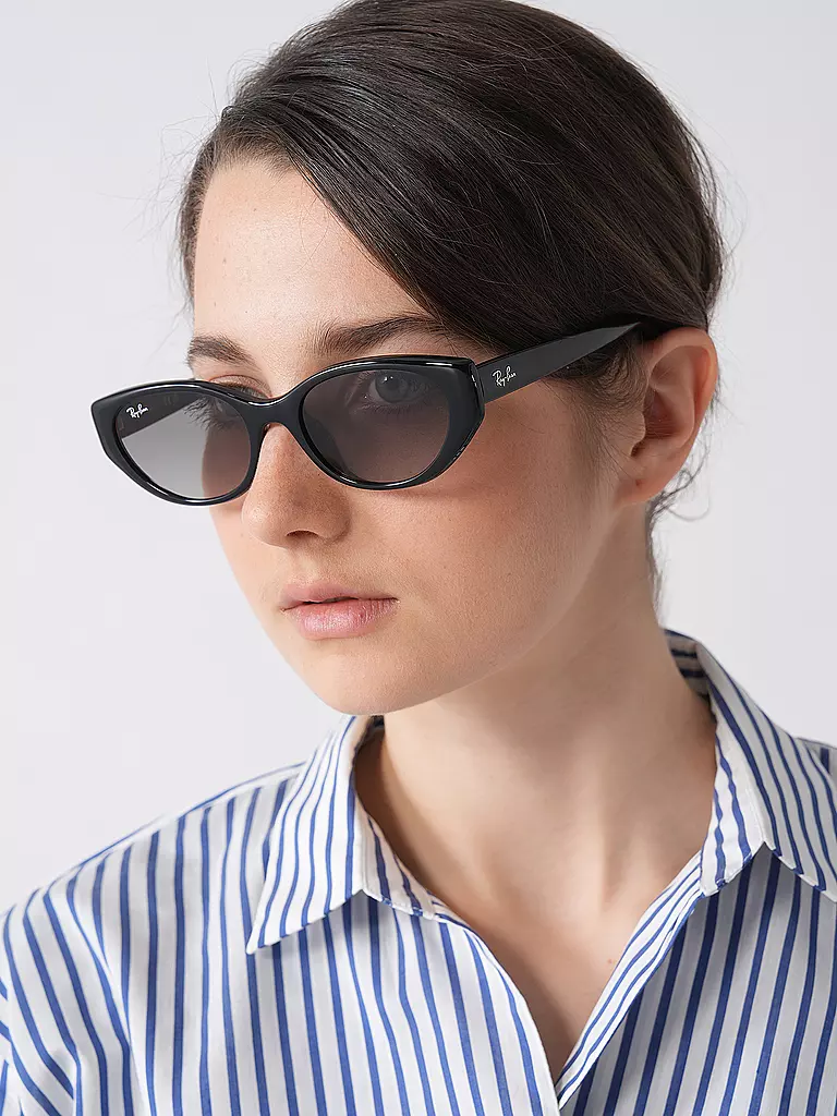 RAY BAN | Lunettes de soleil 0RB4457D/55 | schwarz