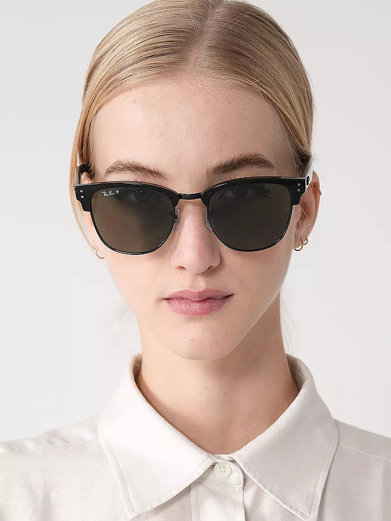 RAY BAN | Lunettes de soleil CLUBMASTER REVERSE 0RBR0504S/54 | Noir