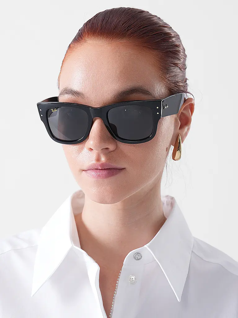 RAY BAN | Lunettes de soleil MEGA WAYFARER | schwarz