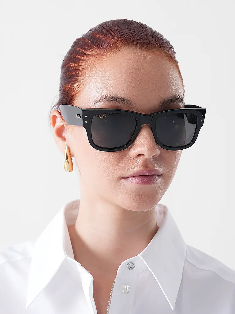 RAY BAN | Lunettes de soleil MEGA WAYFARER | schwarz