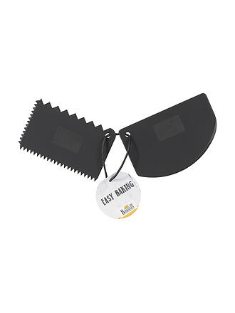 RBV BIRKMANN | Set de cartes à pâte 2 pièces EASY BAKING plastique / gris