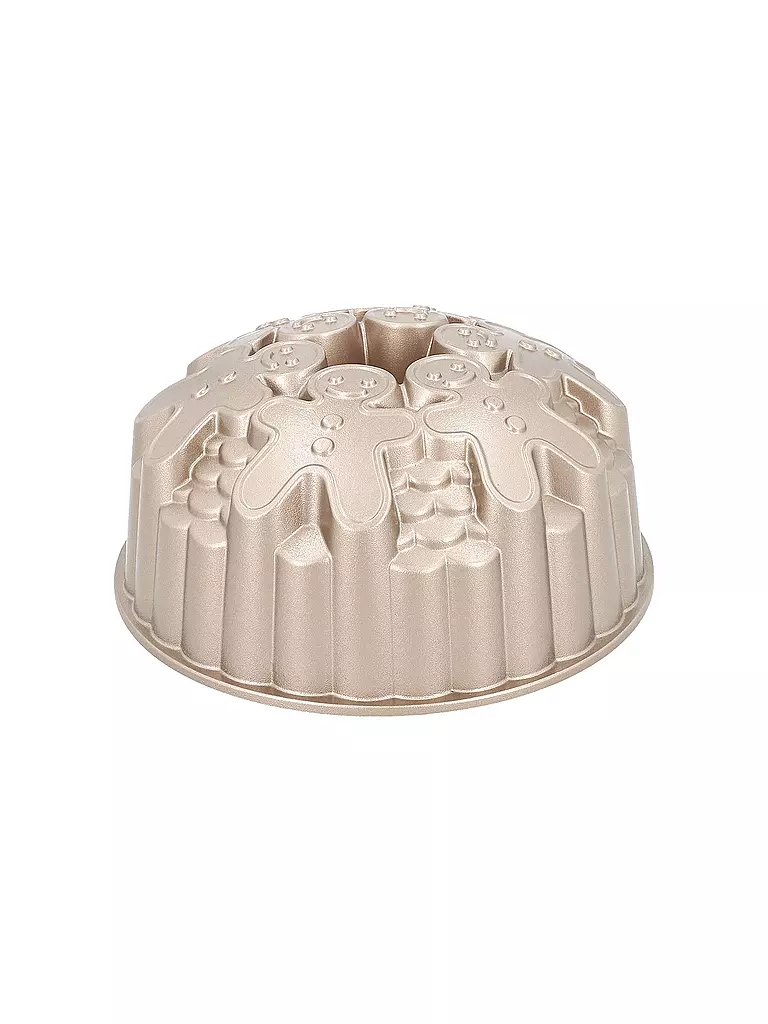 RBV BIRKMANN | Moule à gâteau Contoura Gingerman 22cm antiadhésif argenté | Argent