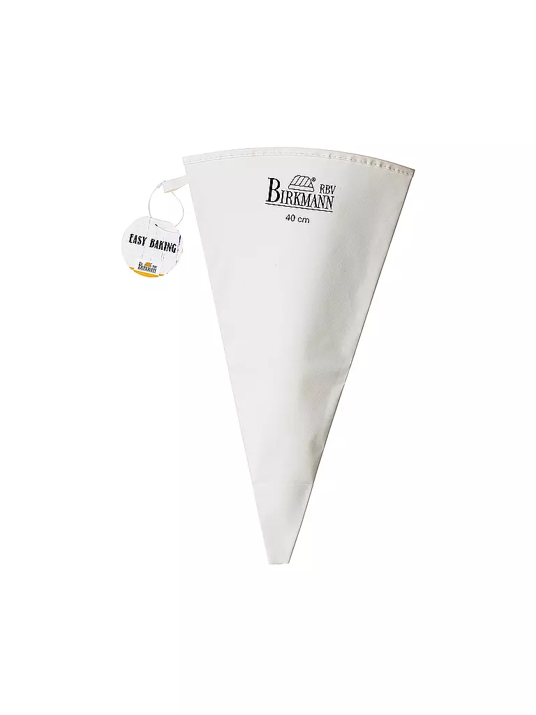RBV BIRKMANN | Poche à douille EASY BAKING 40cm / 1,5l coton blanc | Blanc