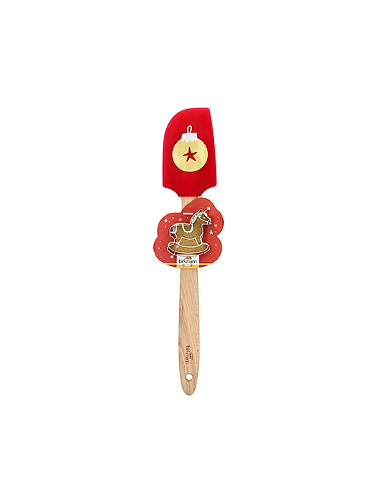 RBV BIRKMANN | Spatule de Noël avec emporte-pièce boule de Noël | Rouge
