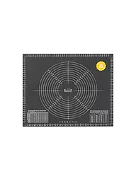 RBV BIRKMANN | Tapis de pâtisserie avec graduation 45x55cm silicone | Noir