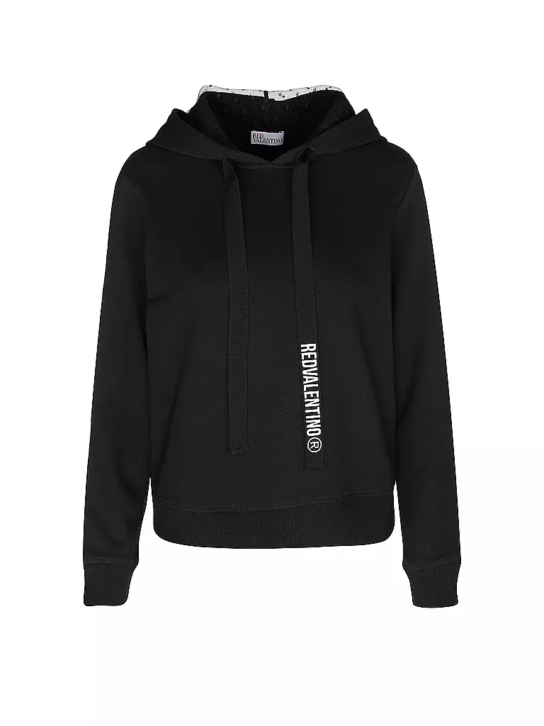 RED Valentino | Kapuzensweater - Hoodie  | Noir