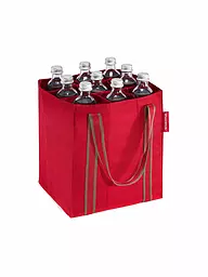 REISENTHEL | Bottle Bag Black pour 9 bouteilles | Rouge