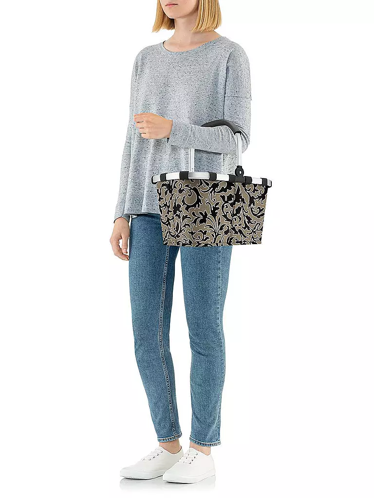 REISENTHEL | Carrybag BAROQUE MARBLE Marron/Noir | Marron