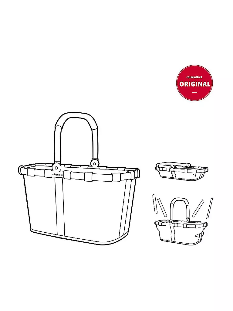 REISENTHEL | Carrybag BAROQUE MARBLE Marron/Noir | Marron