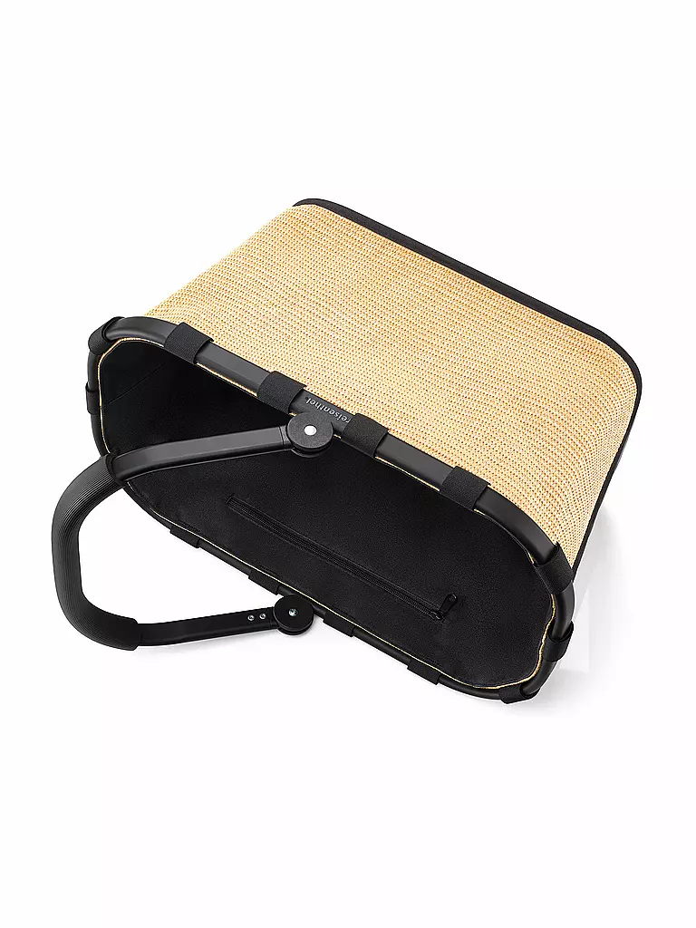 REISENTHEL | Panier de courses - Carrybag Raffia Black | Noir