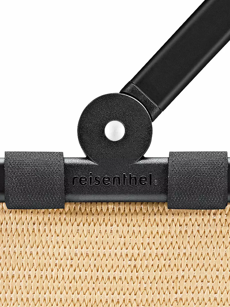 REISENTHEL | Panier de courses - Carrybag Raffia Black | Noir