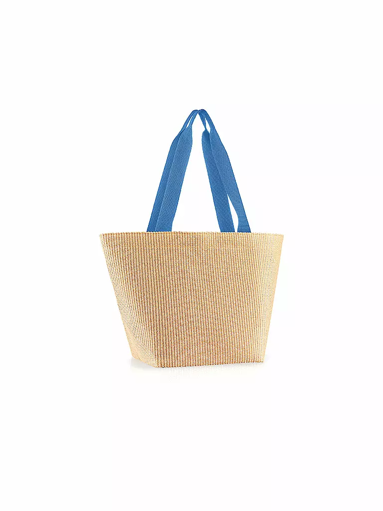 REISENTHEL | Sac - Shopper Medium Raffia Bleu | 