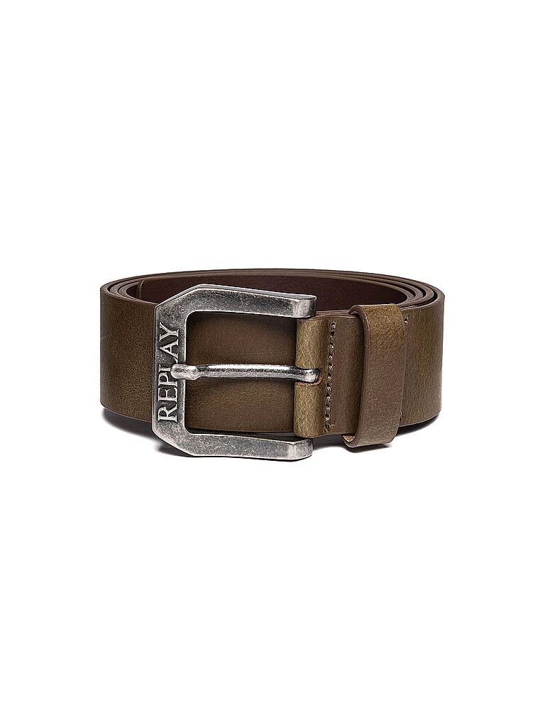 Replay Ceinture en cuir marron 90