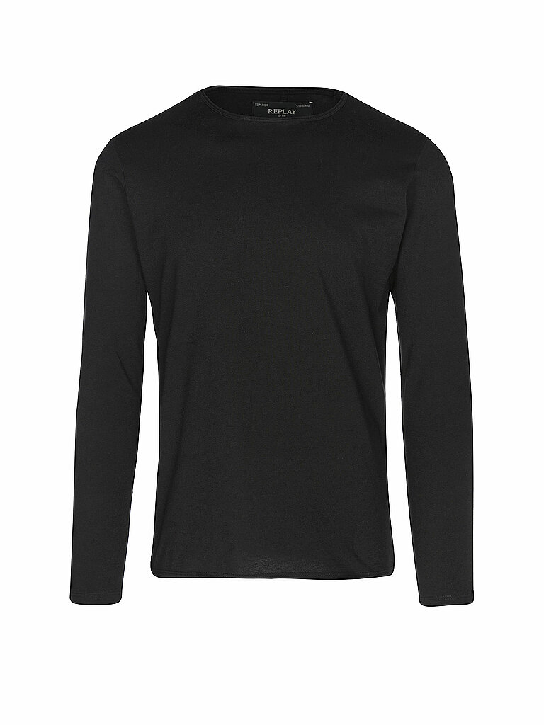 T-shirt à manches longues noir S