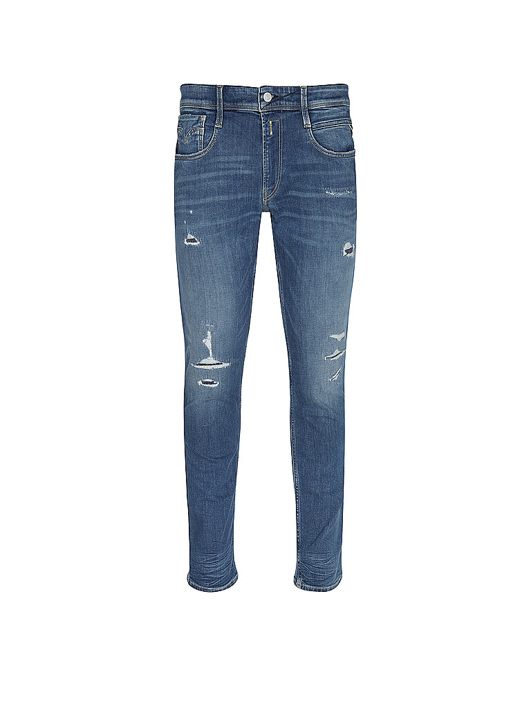 Jeans Slim Fit ANBASS 573 BROKEN REPAIR bleu 30/L34