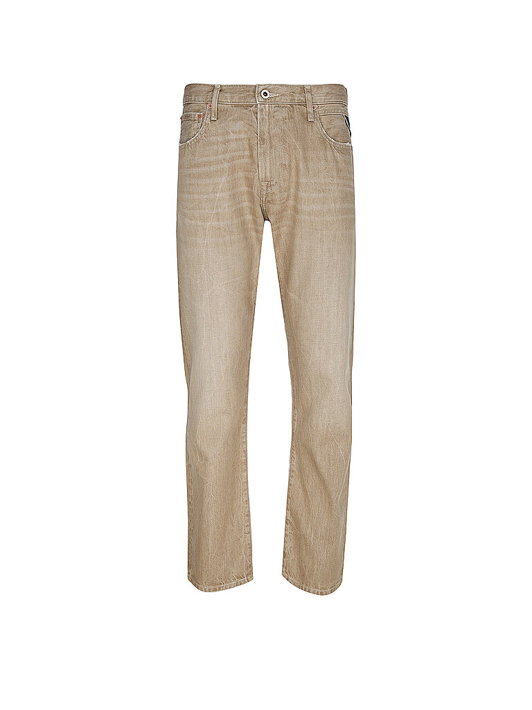 Jeans Coupe Droite AIDEEN beige 33/L32