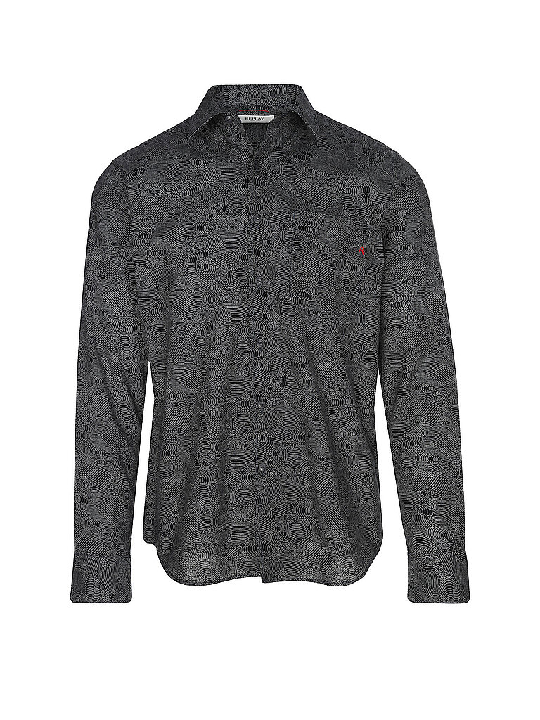 Chemise coupe régulière bleu L