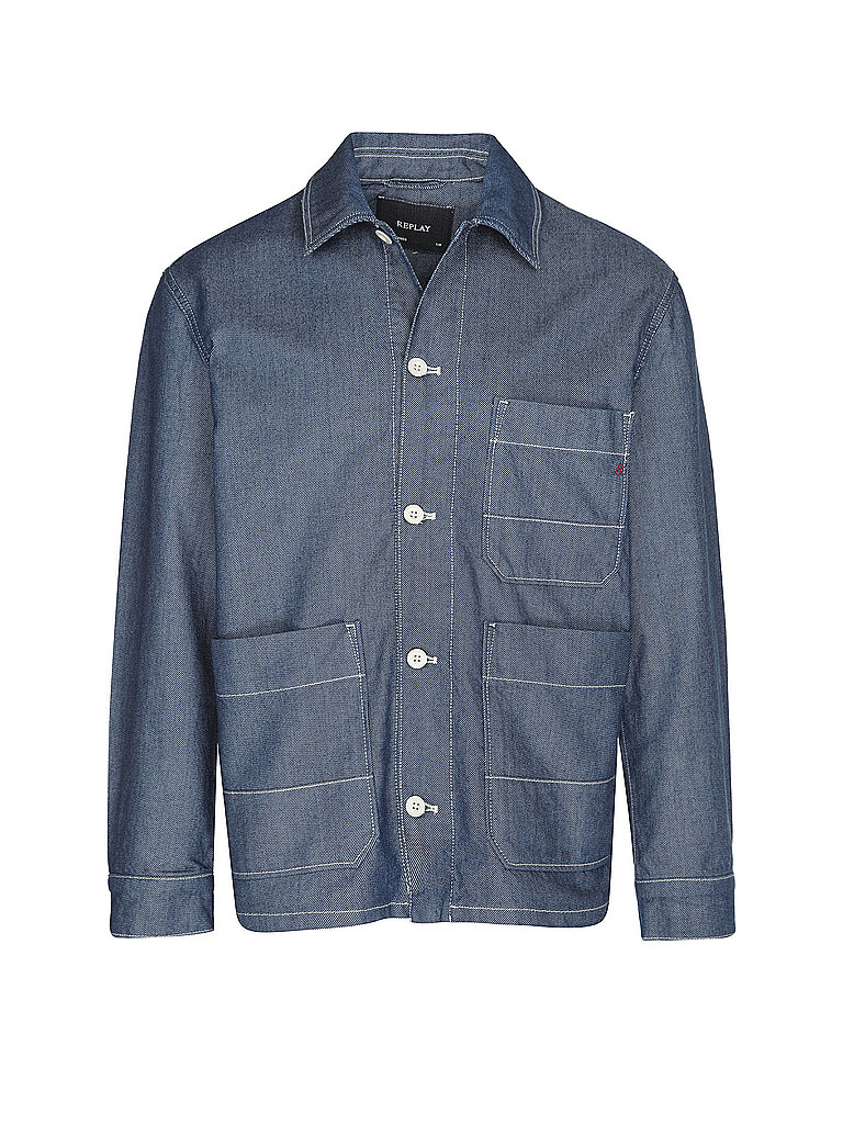 Replay Veste en jean bleu XXL